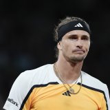 Alexander Zverev vainqueur au bout de la nuit. KEYSTONE/AP/Thibault Camus